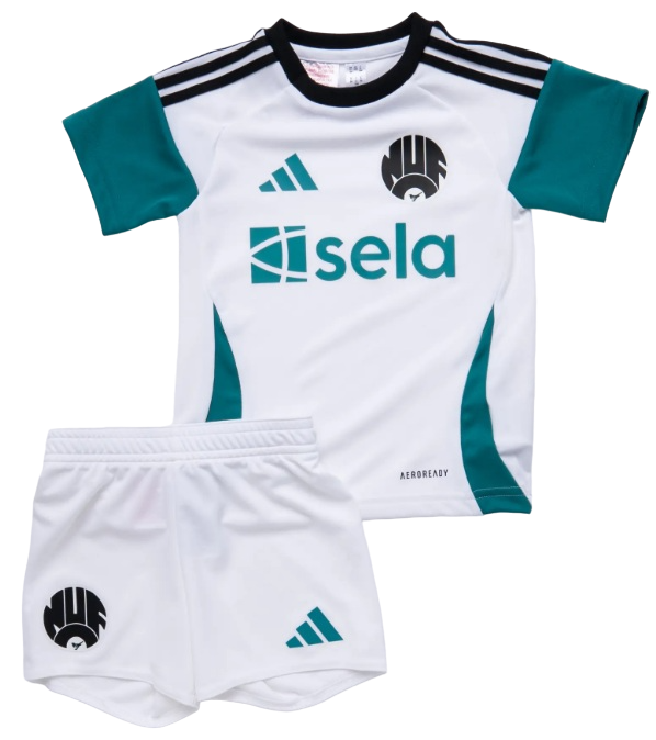 Kit infantil III Newcastle United 2024 2025 Adidas oficial 